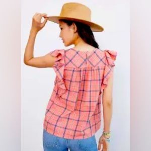 Anthropologie Amarette Ruffled Blouse NWT-XSP